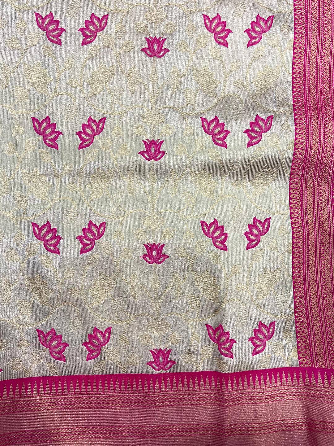 Golden Heritage Lotus Saree