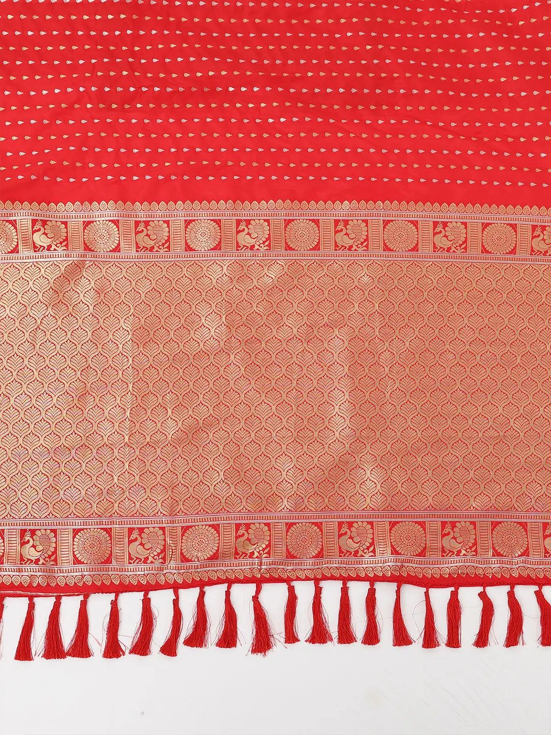  Pure Banarasi Katan Silk Kanchi Zari Weaving Saree