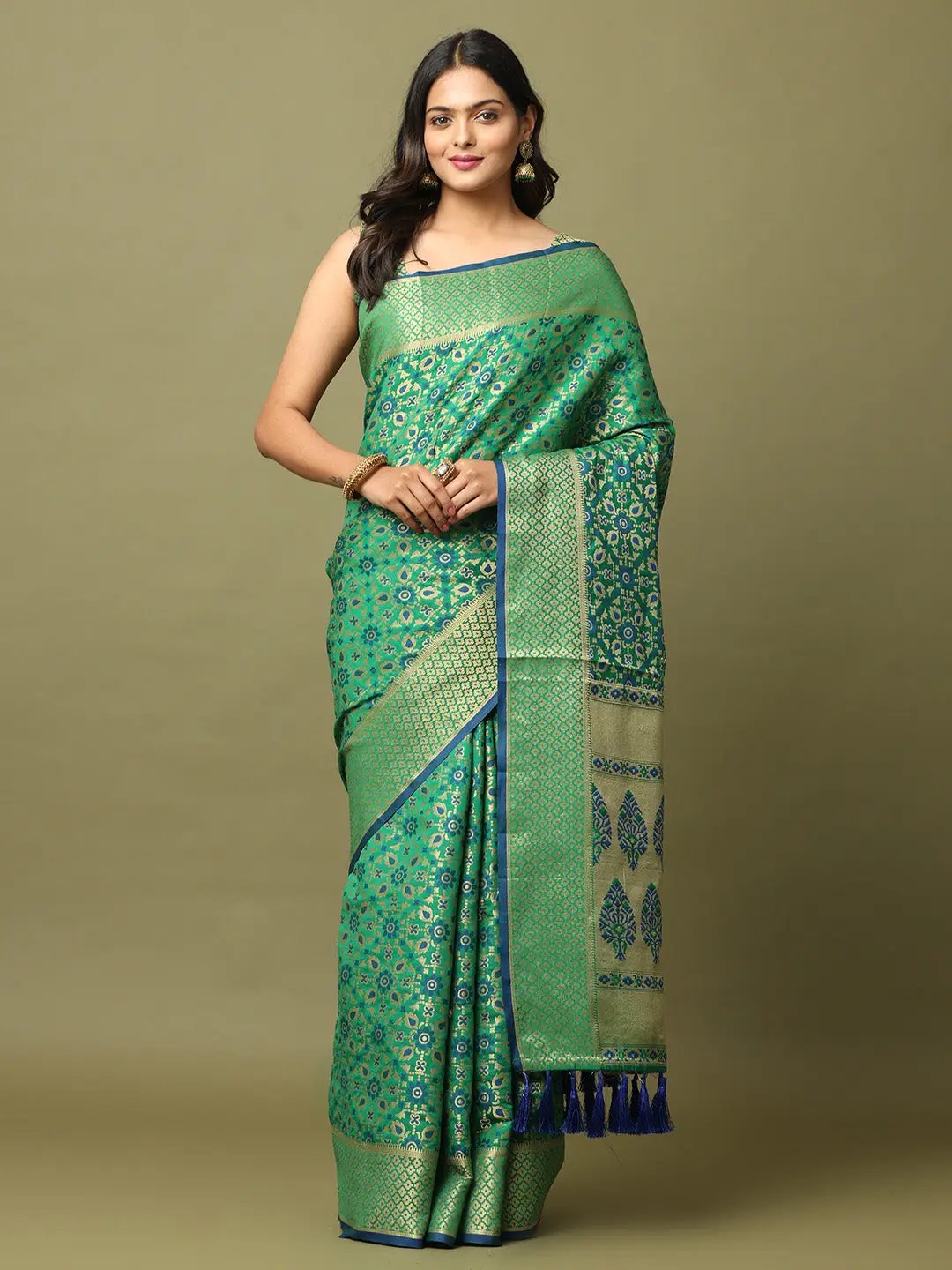 Soft Banarasi Patola Zari Saree for Party 