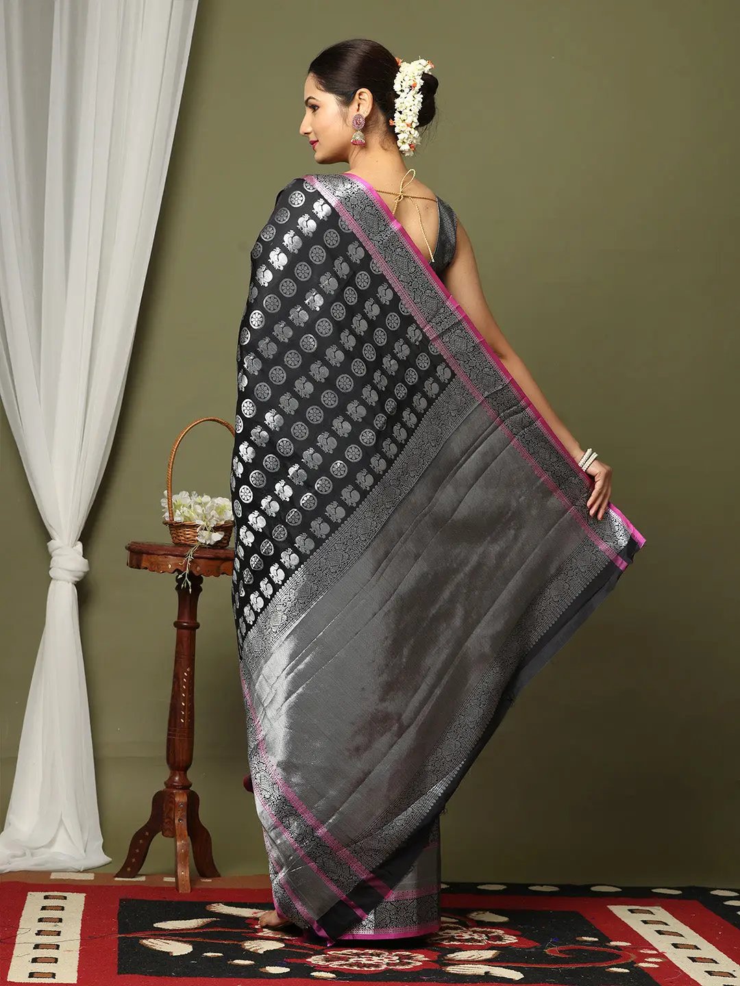 Kanjivaaram Soft Silk Saree With Zari More Silkka work 