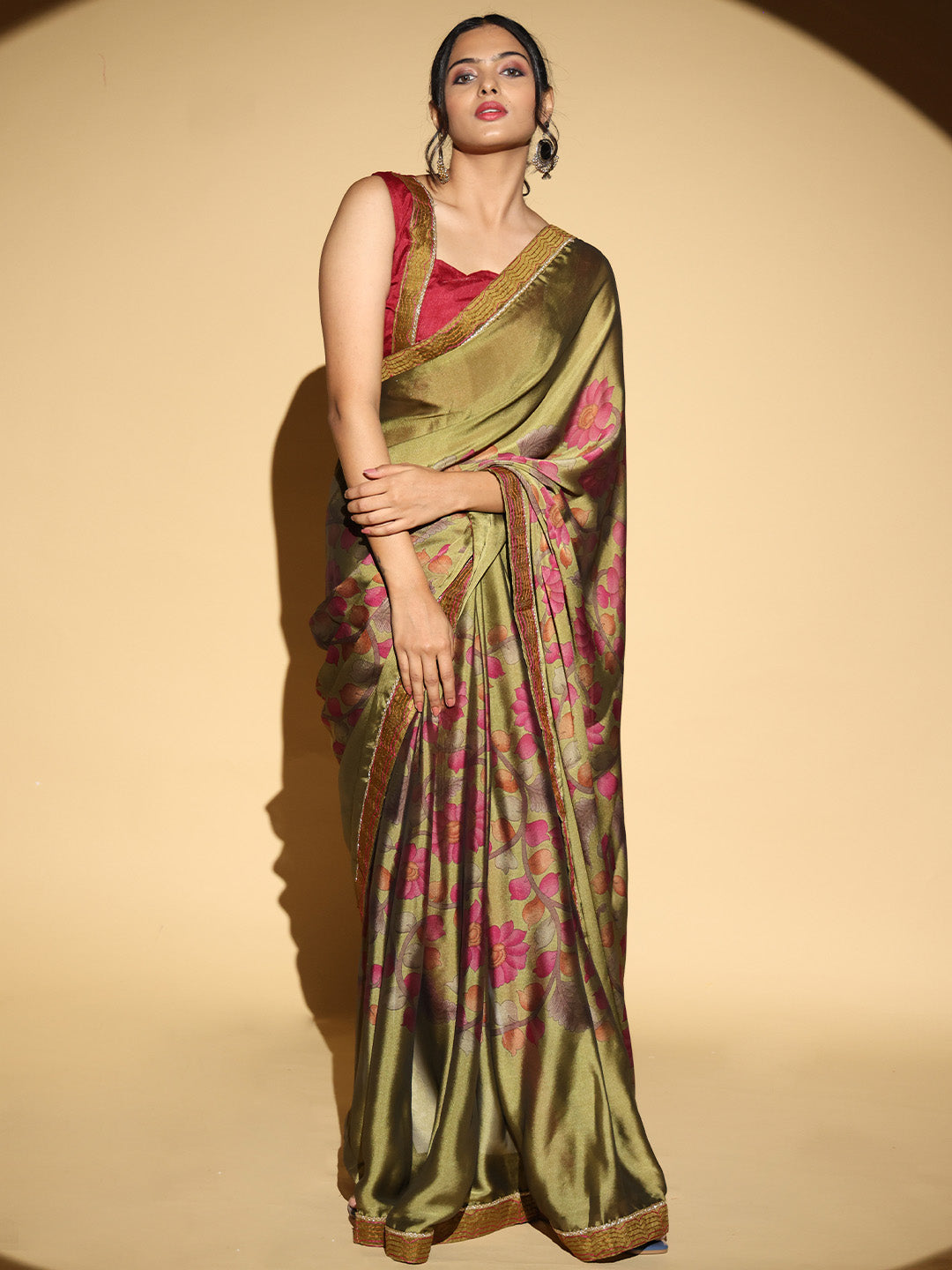  Soft Georgette Multi Colored Saree