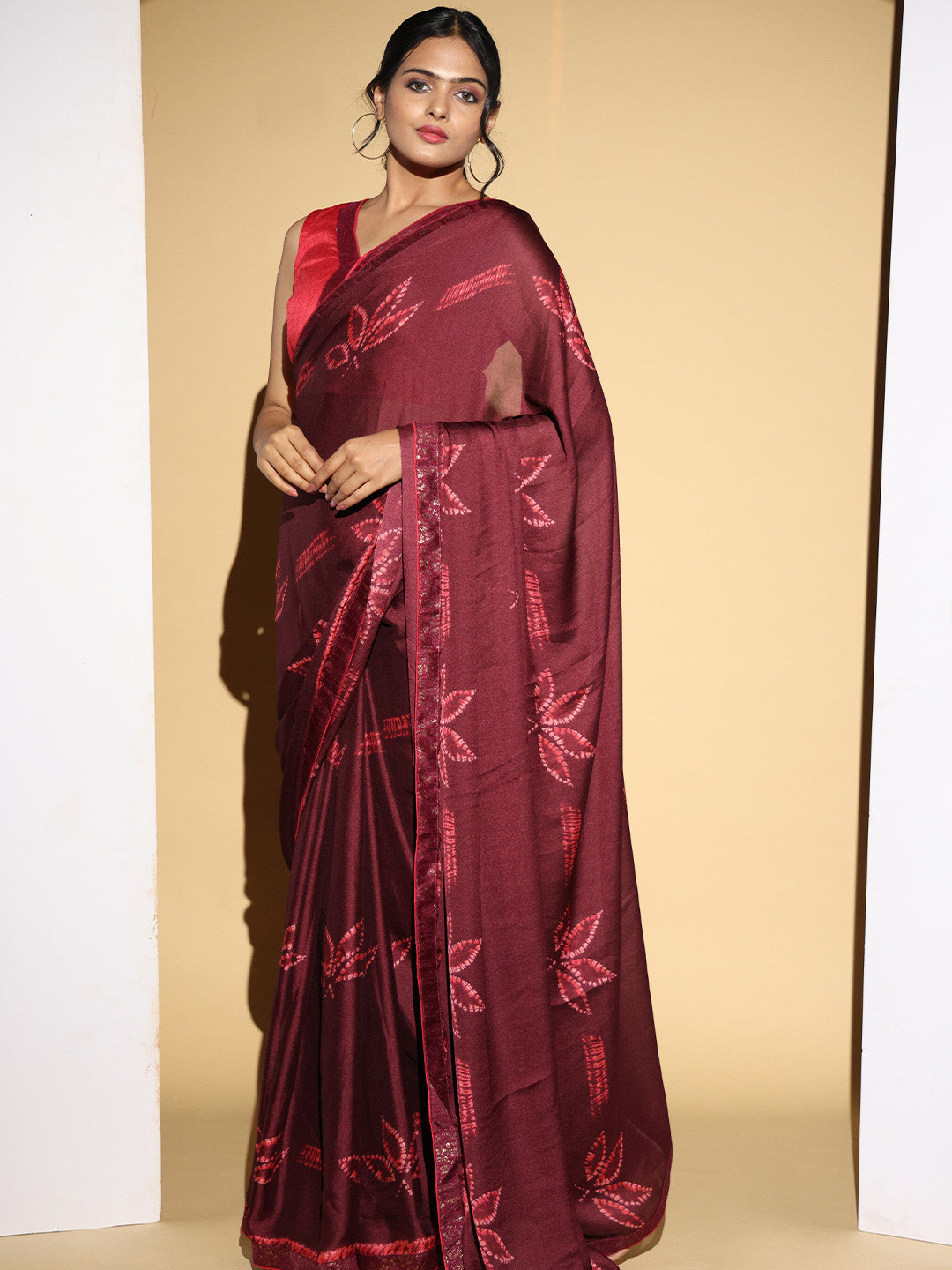  Soft Georgette Multi Colored Saree