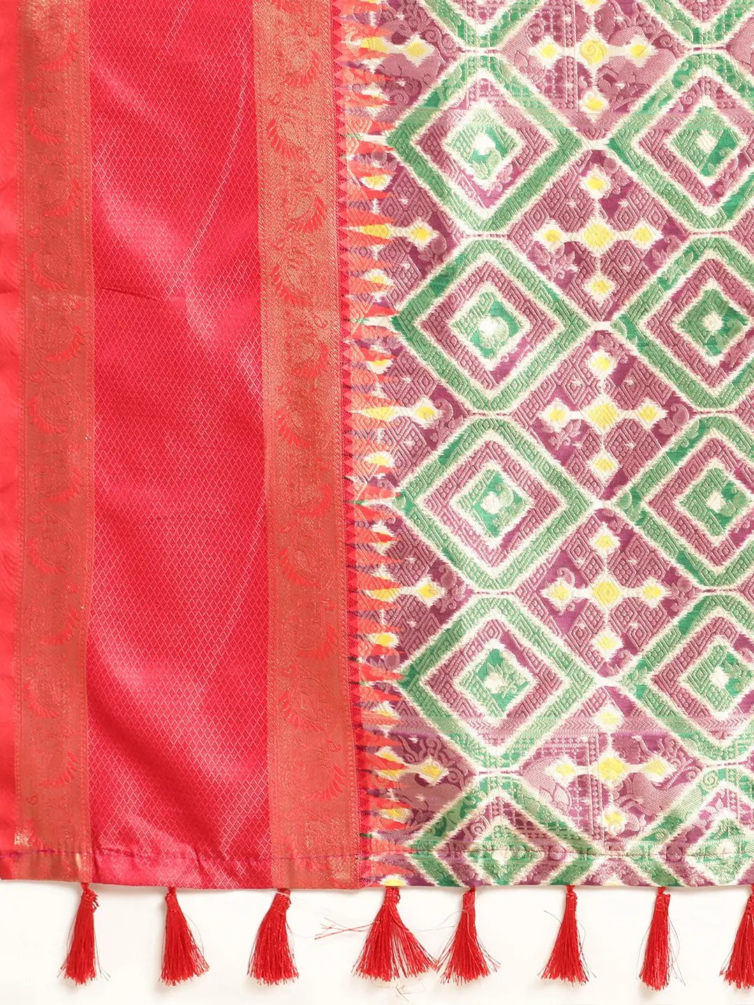 Ganga Jamuna Pattu Border Banarasi Soft Silk Saree