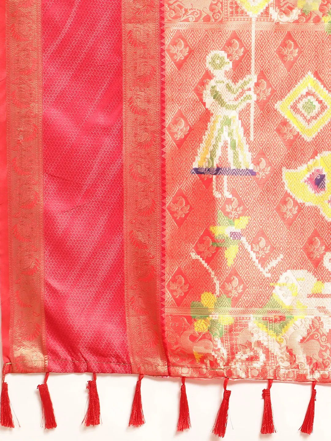 Ganga Jamuna Pattu Border Banarasi Soft Silk Saree