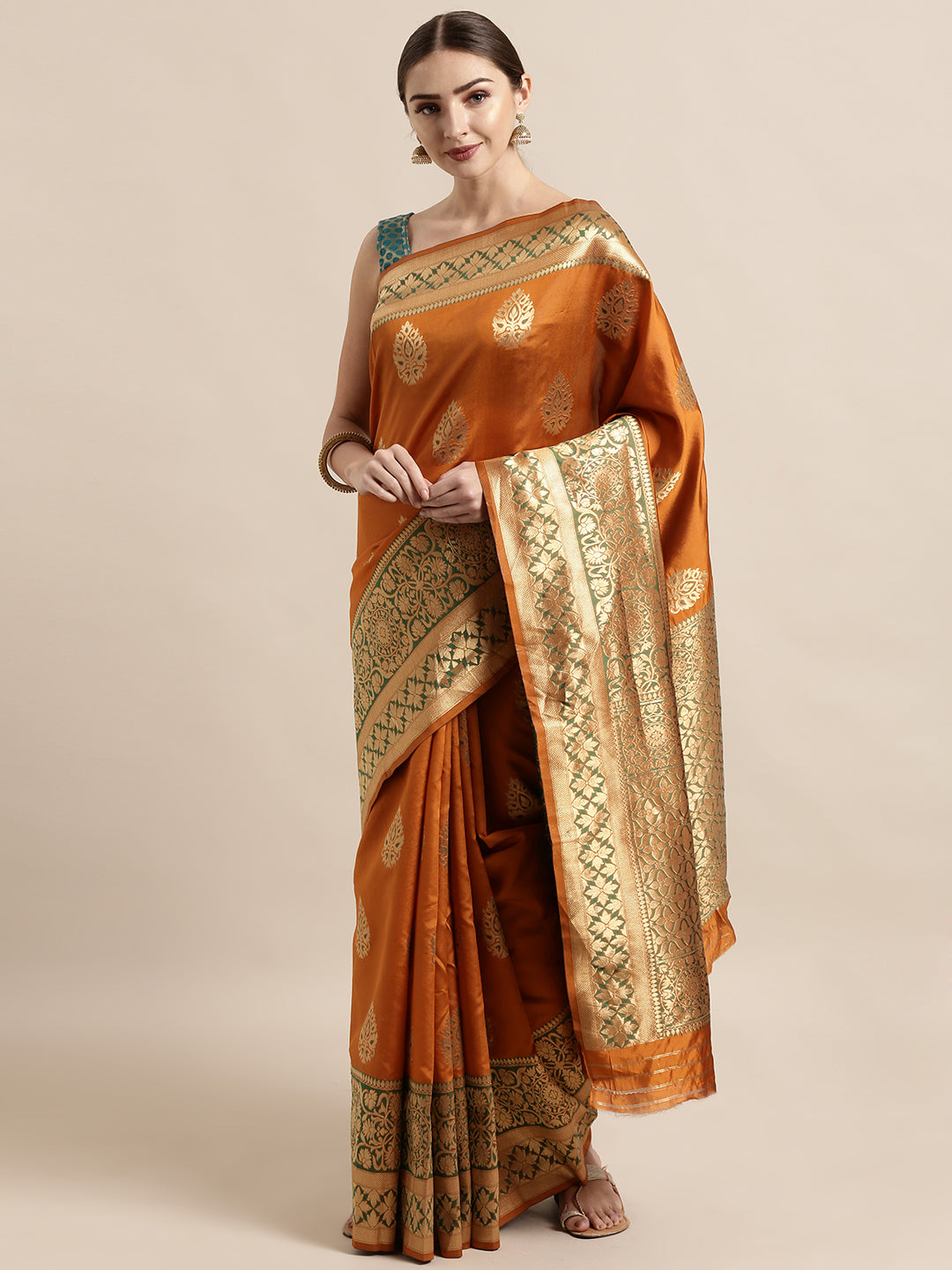 Banarasi Silk Saree with Woven Design