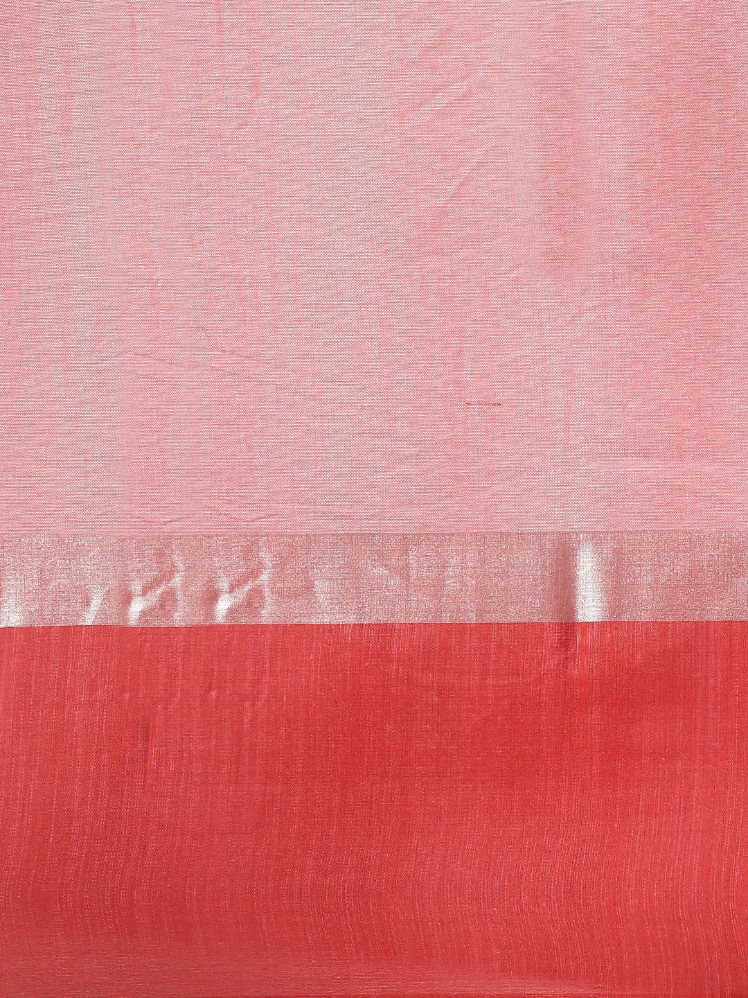  Latest Red Colour Solid Linen Blend Saree