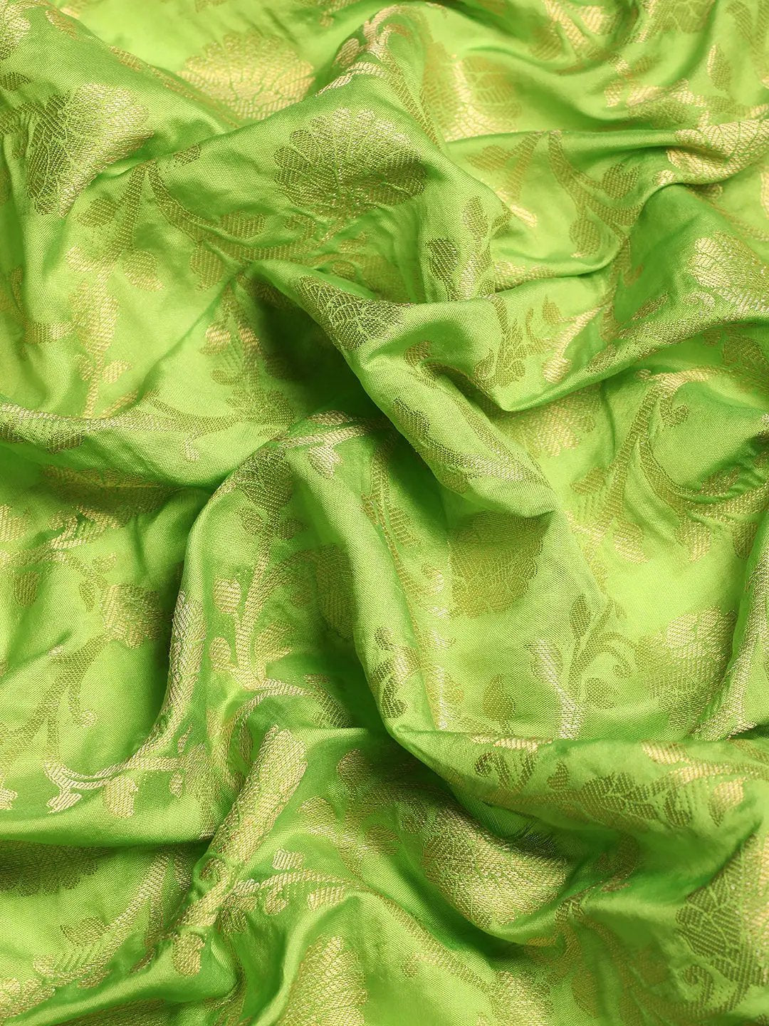 Banarasi Katan Silk Flower Design Saree