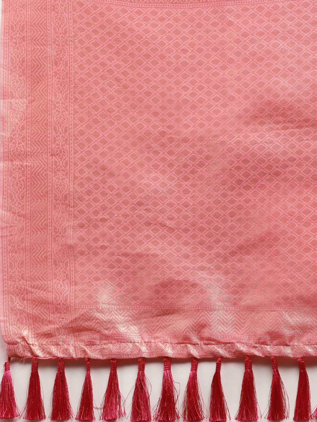 Bollywood Pink Colour Cotton Saree