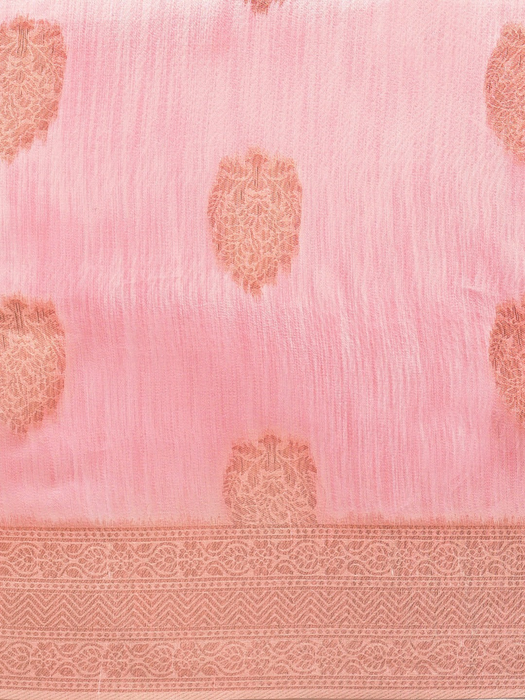 Bollywood Light Pink Colour Cotton Saree 