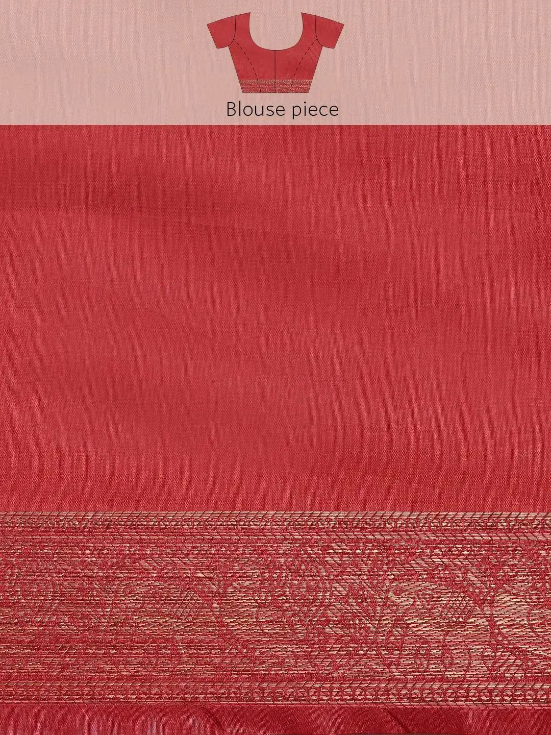 Latest Kanjivaram Zari Silk Saree With Ethnic Motifs Work