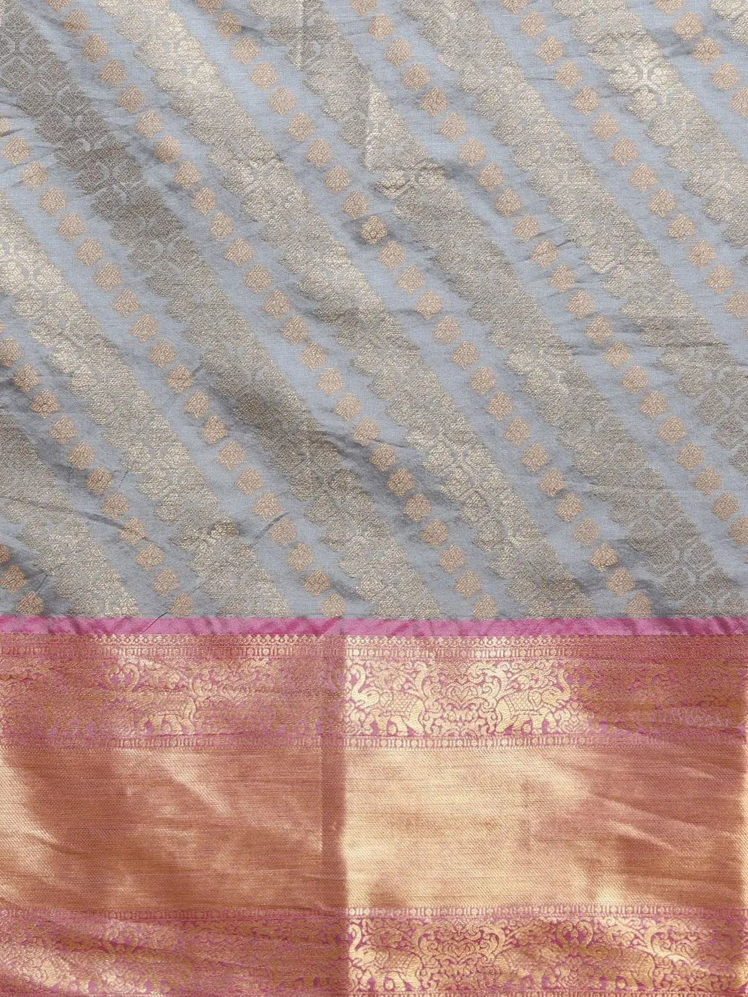 Silk Blend Woven Design Wedding Kanjeevaram Saree