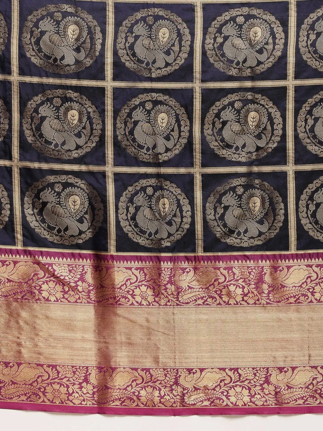 Silk Pattu Border Banarasi Designer Saree 