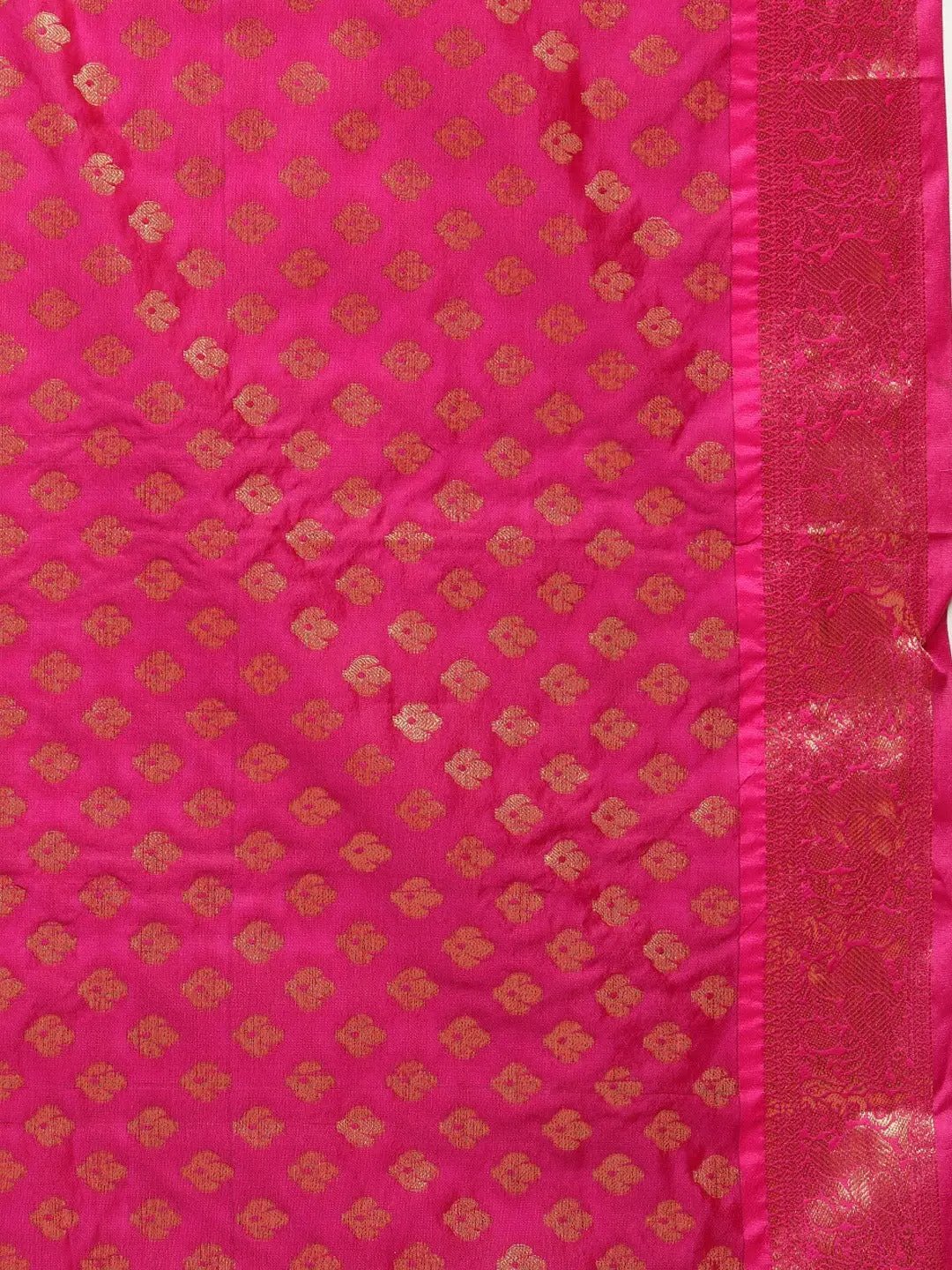 Banarasi Pattu Zari Motifs Saree