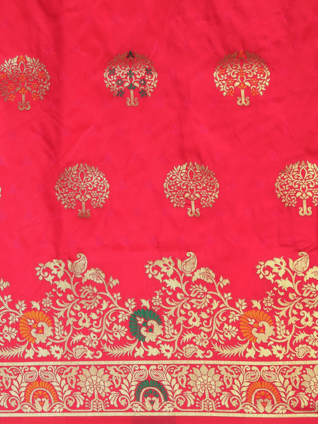  Kanjivaram Silk Woven Designs And Zari Work Saree