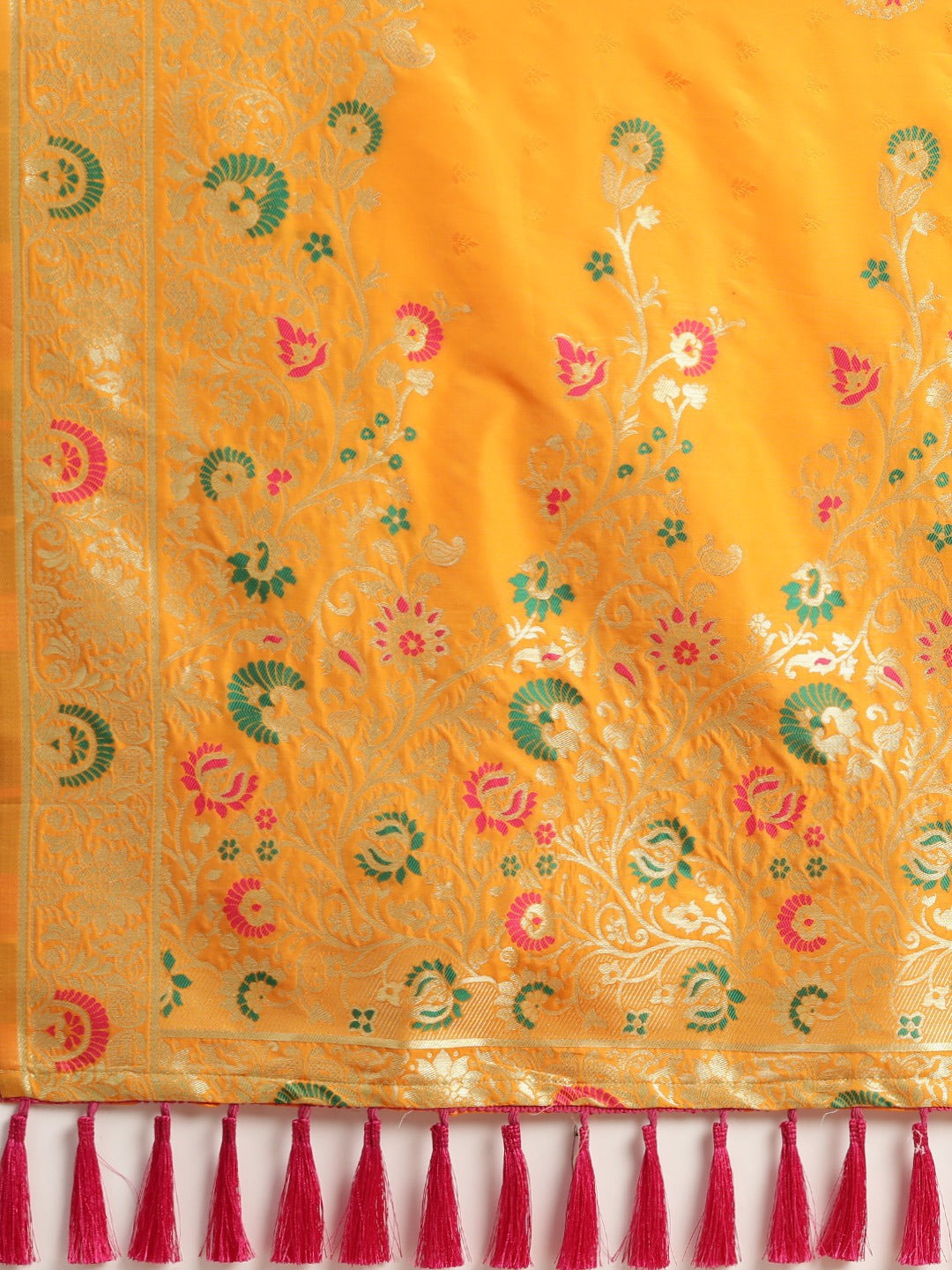 Kanjivaram Silk Saree with Woven Zari Design