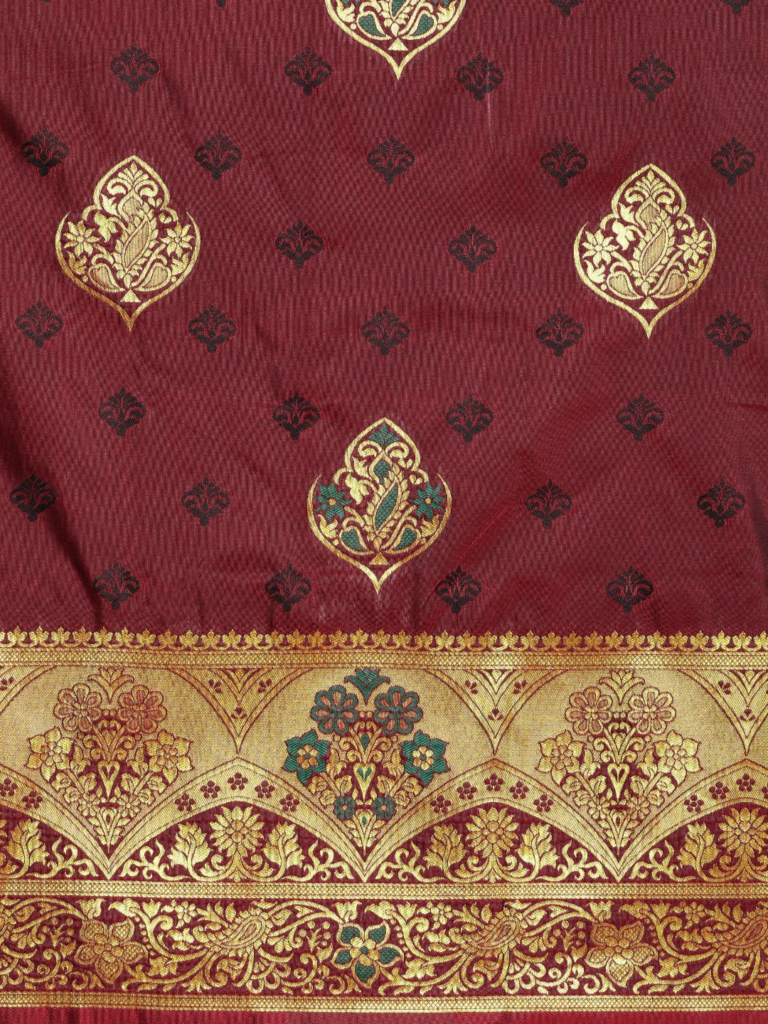 Stylish Maroon Kanjivaram Silk Saree