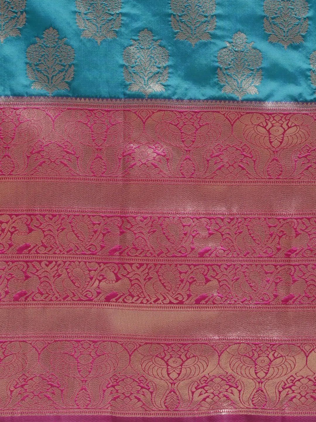 Exclusive Banarasi Katan Silk Butti Motif Saree | Vastranand