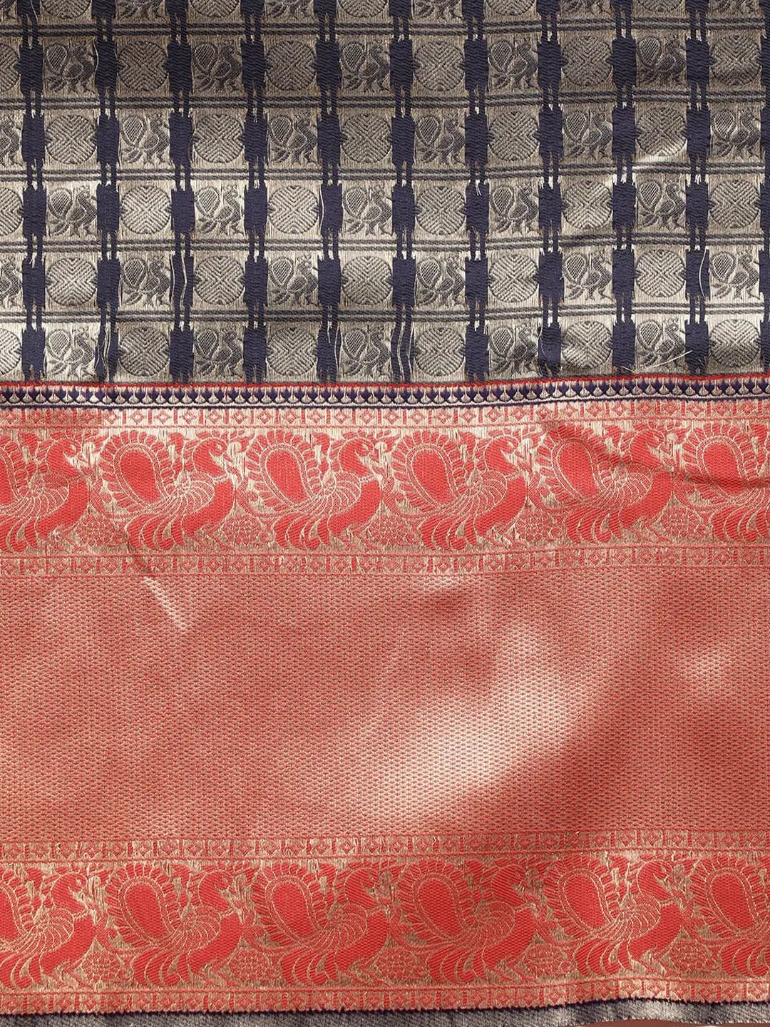 Silk Pattu Border Banarasi Designer Saree