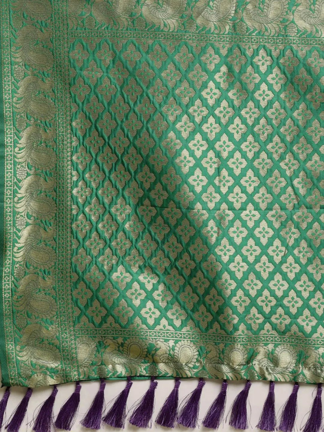 Silk Pattu Border Banarasi Designer Saree