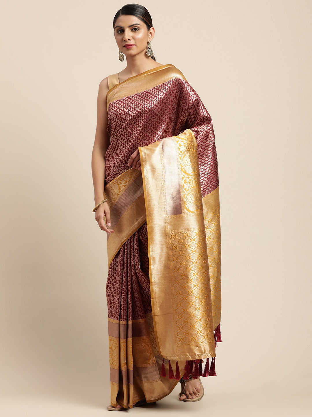 Silk Pattu Border Banarasi Designer Saree