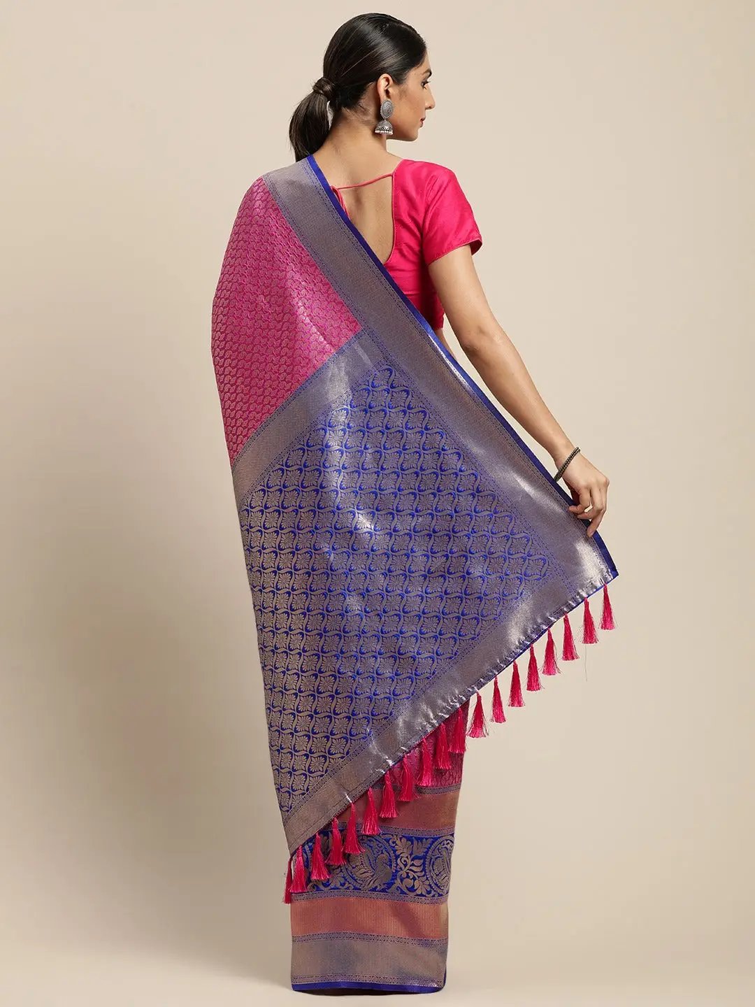 Silk Pattu Border Banarasi Designer Saree