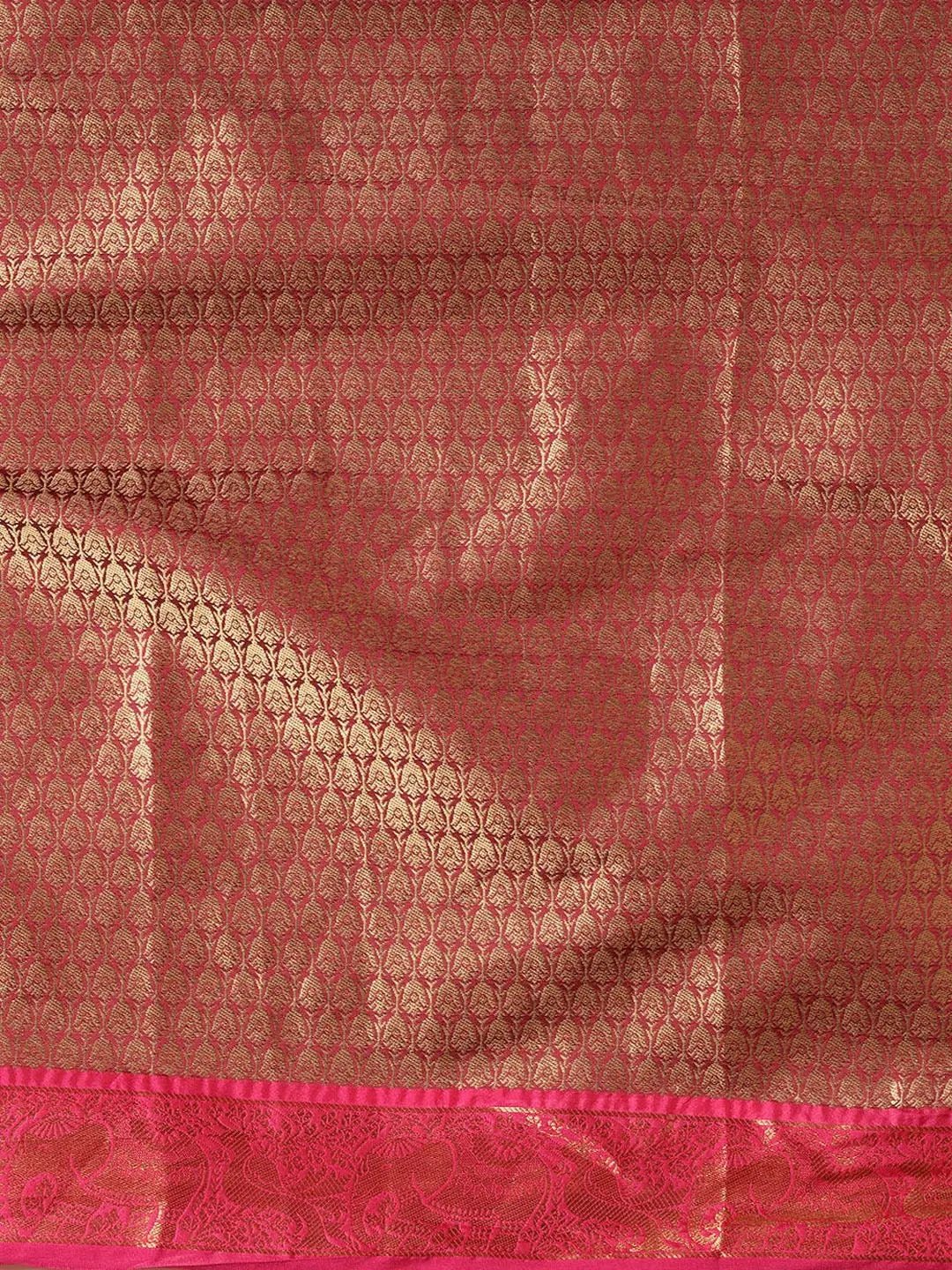 Banarasi Kanchi Ethnic Zari Motif Saree