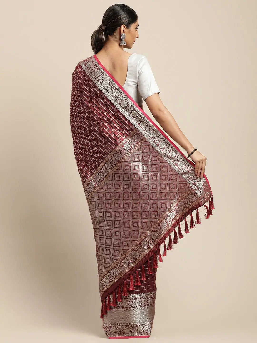 Banarasi Soft Silk Kanchi Zari Weaving Saree 