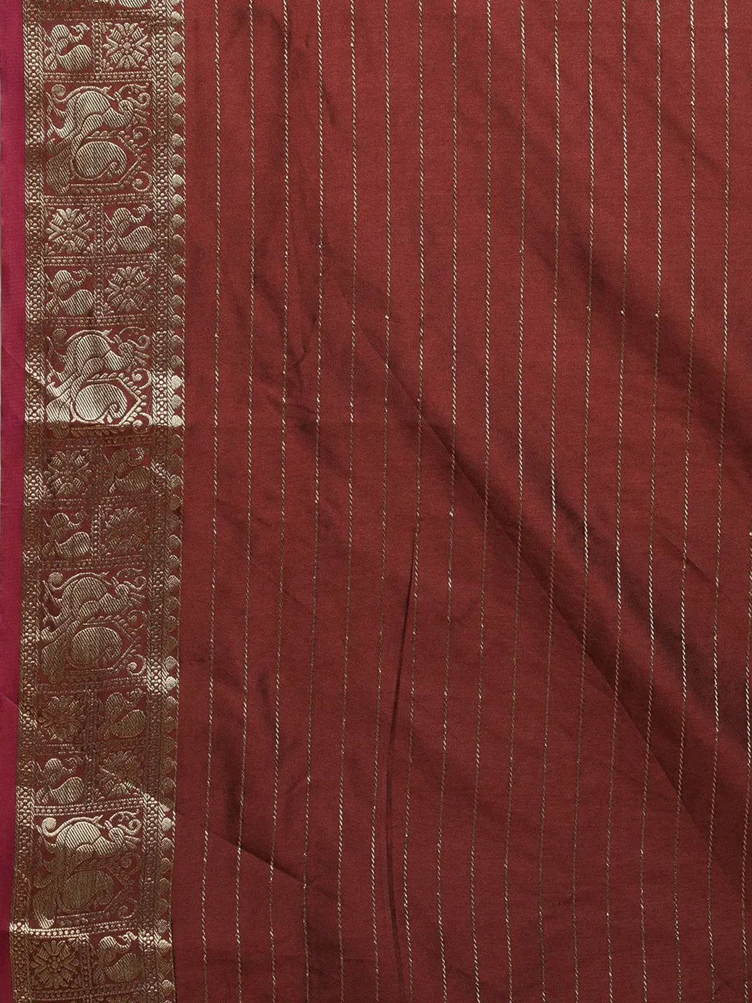 Banarasi Soft Silk Kanchi Zari Weaving Saree 