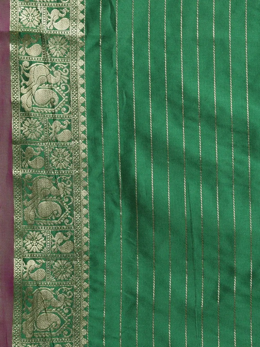 Banarasi Soft Silk Kanchi Zari Weaving Saree 