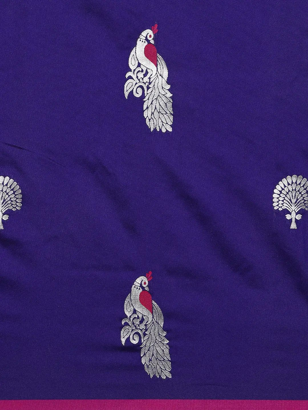  Pure Banarasi Katan Silk Kanchi Zari Weaving Saree