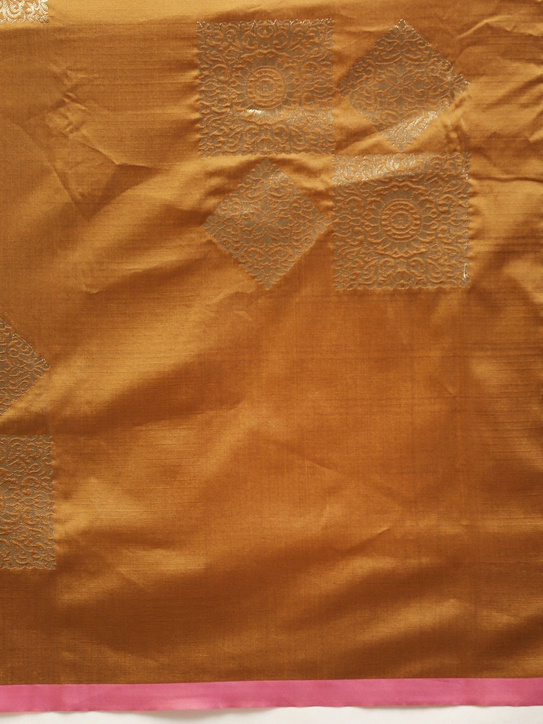 Stylish Kanjivaram Mustard Colour Silk Saree 