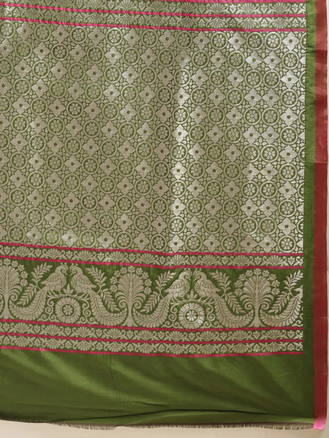 Banarasi Soft Silk Kanchi Zari Weaving Saree 