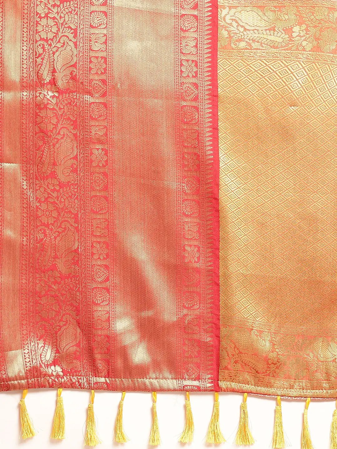 Kalamkari Pattu Banarasi Silk Saree