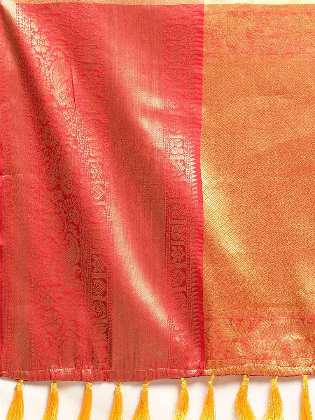 Kalamkari Pattu Banarasi Silk Saree