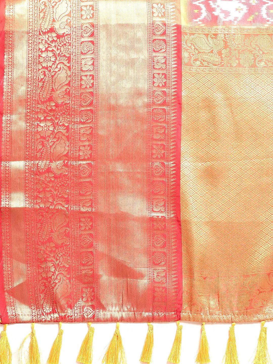 Kalamkari Pattu Banarasi Silk Saree 