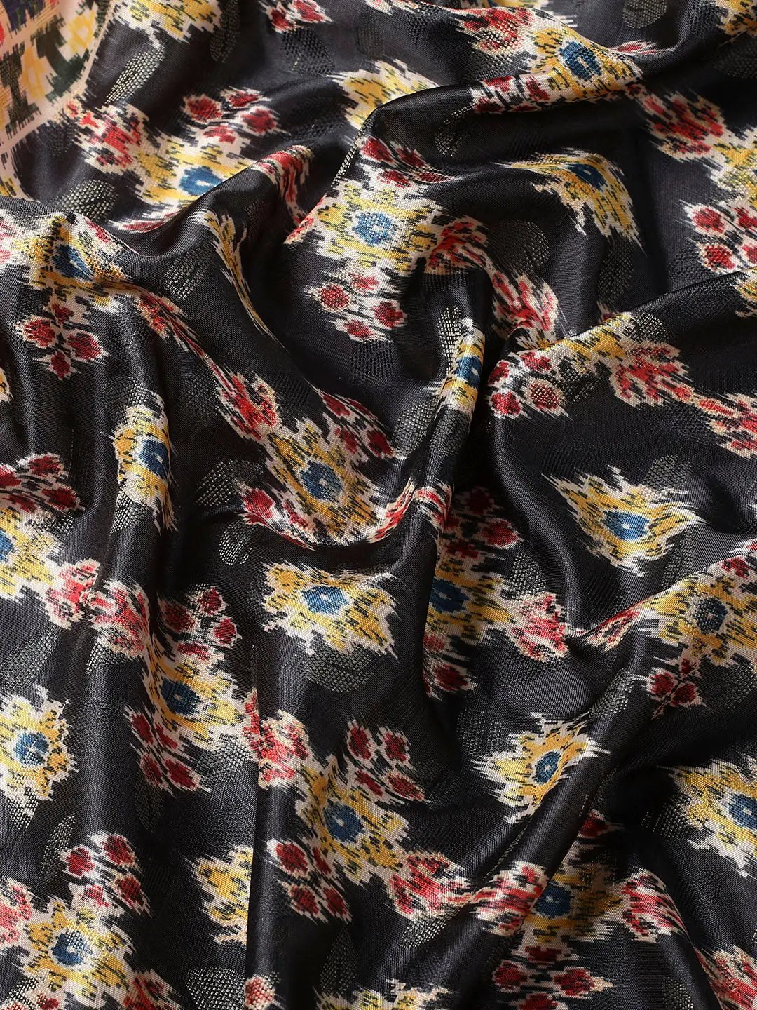 Kalamkari Pattu Banarasi Silk Saree 