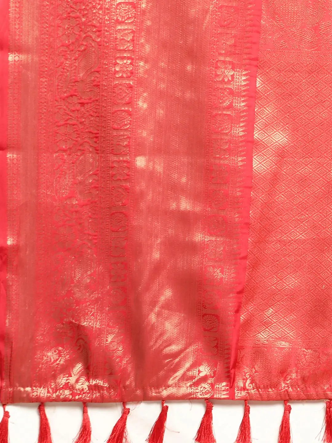 Kalamkari Pattu Banarasi Silk Saree 