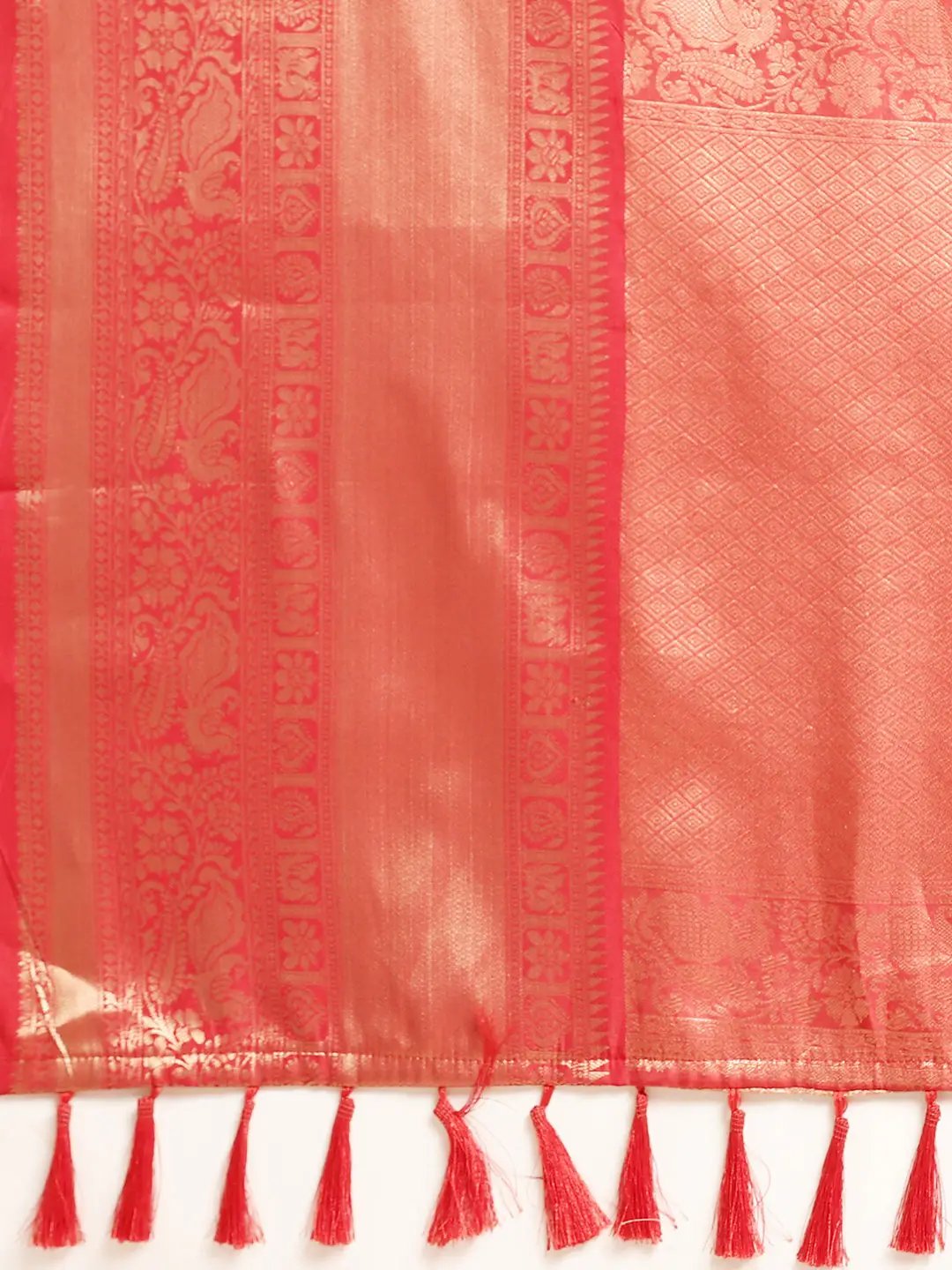 Kalamkari Pattu Banarasi Silk Saree 