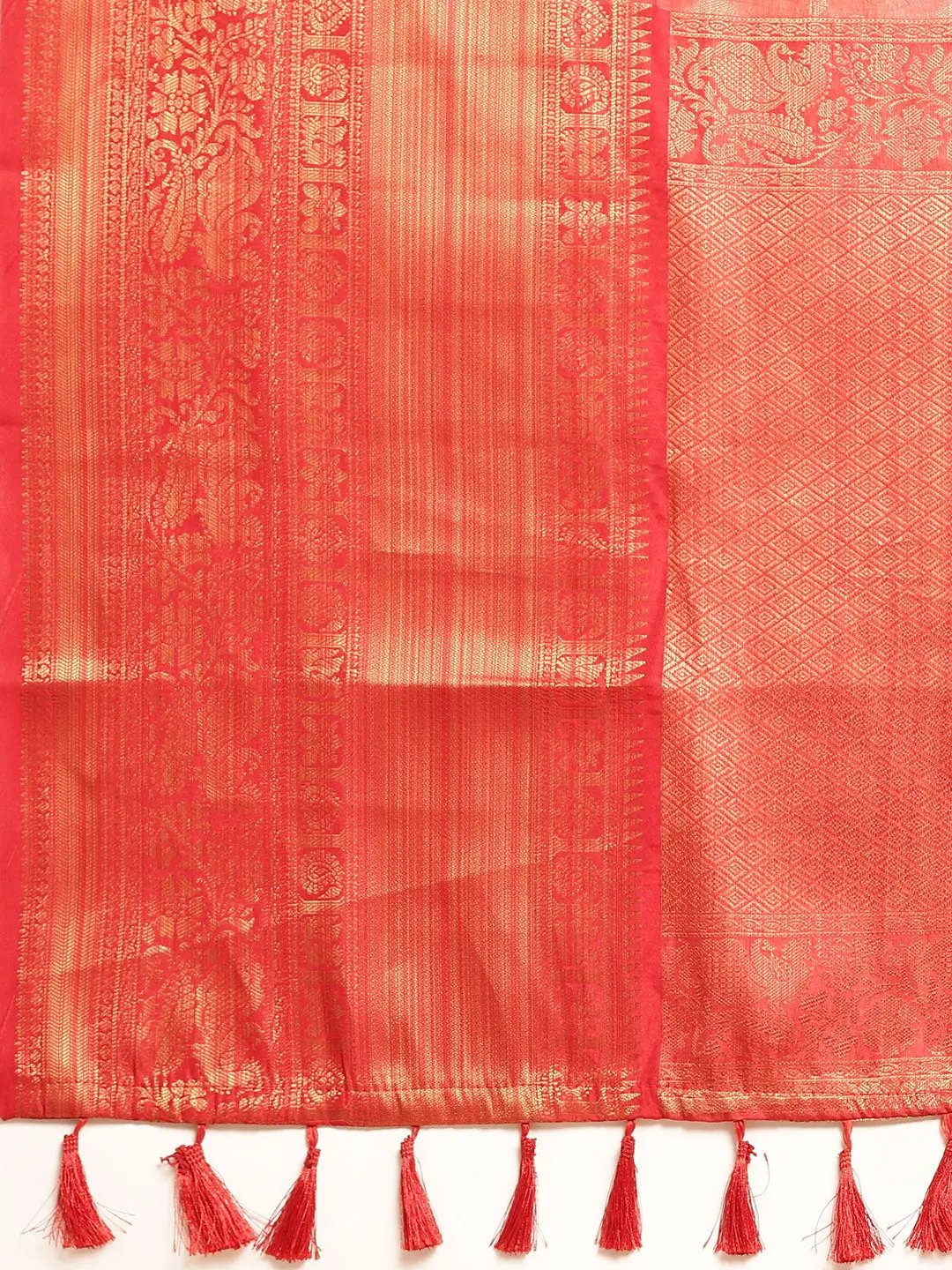 Kalamkari Pattu Banarasi Silk Saree 