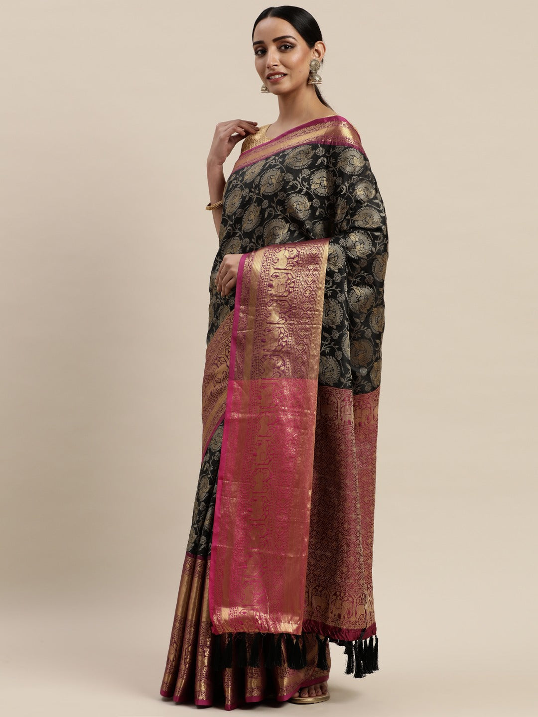 Buy Banarasi Soft Silk Kanjivaaram Saree | Vastranand