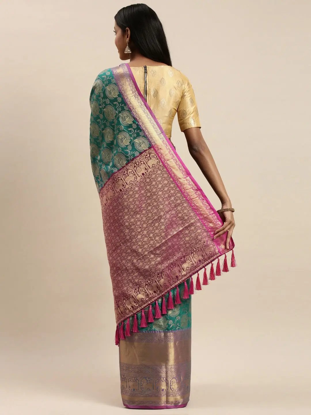 Buy Banarasi Soft Silk Kanjivaaram Saree | Vastranand