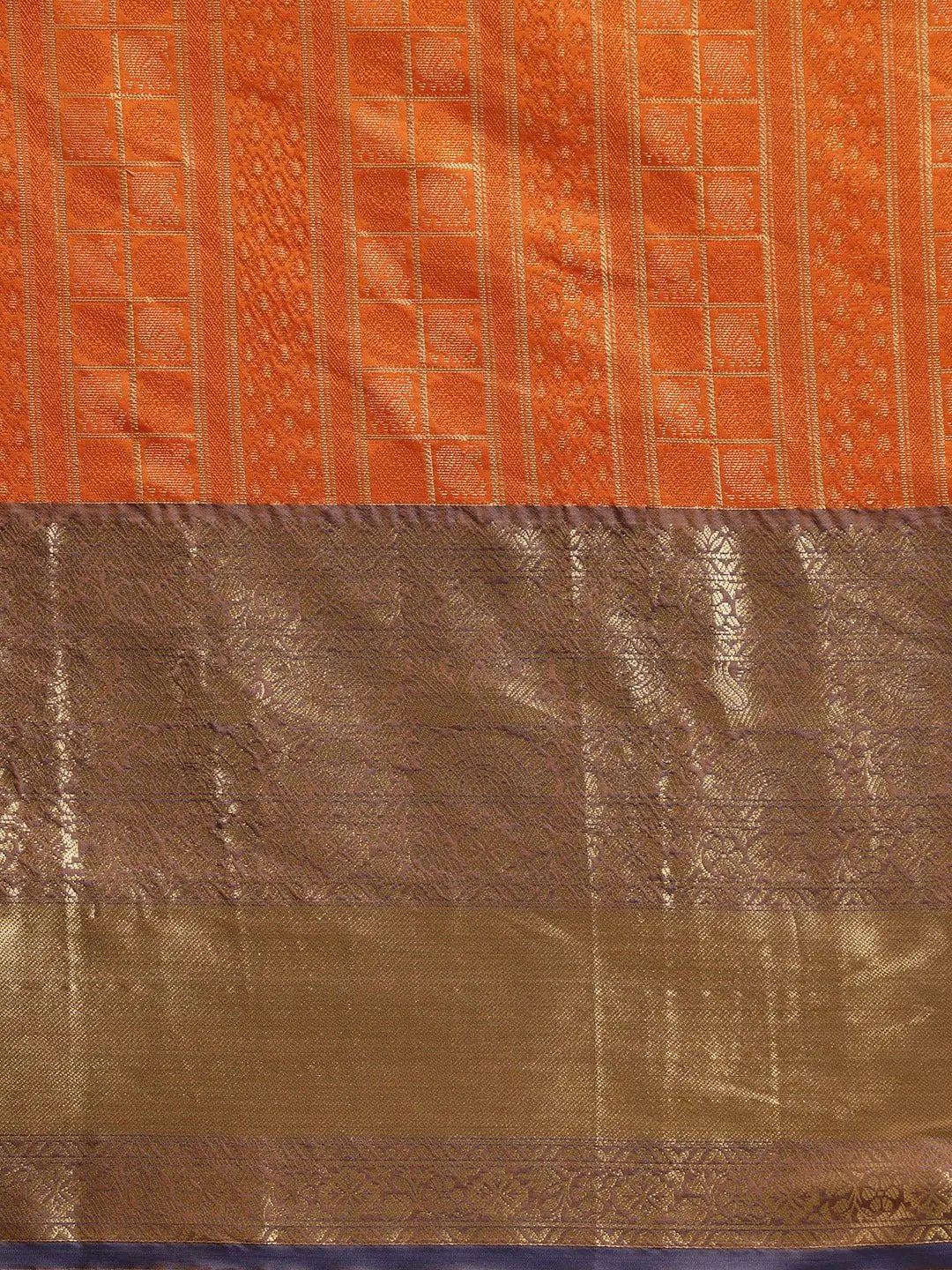 Banarasi Woven Design Saree With Zari Border