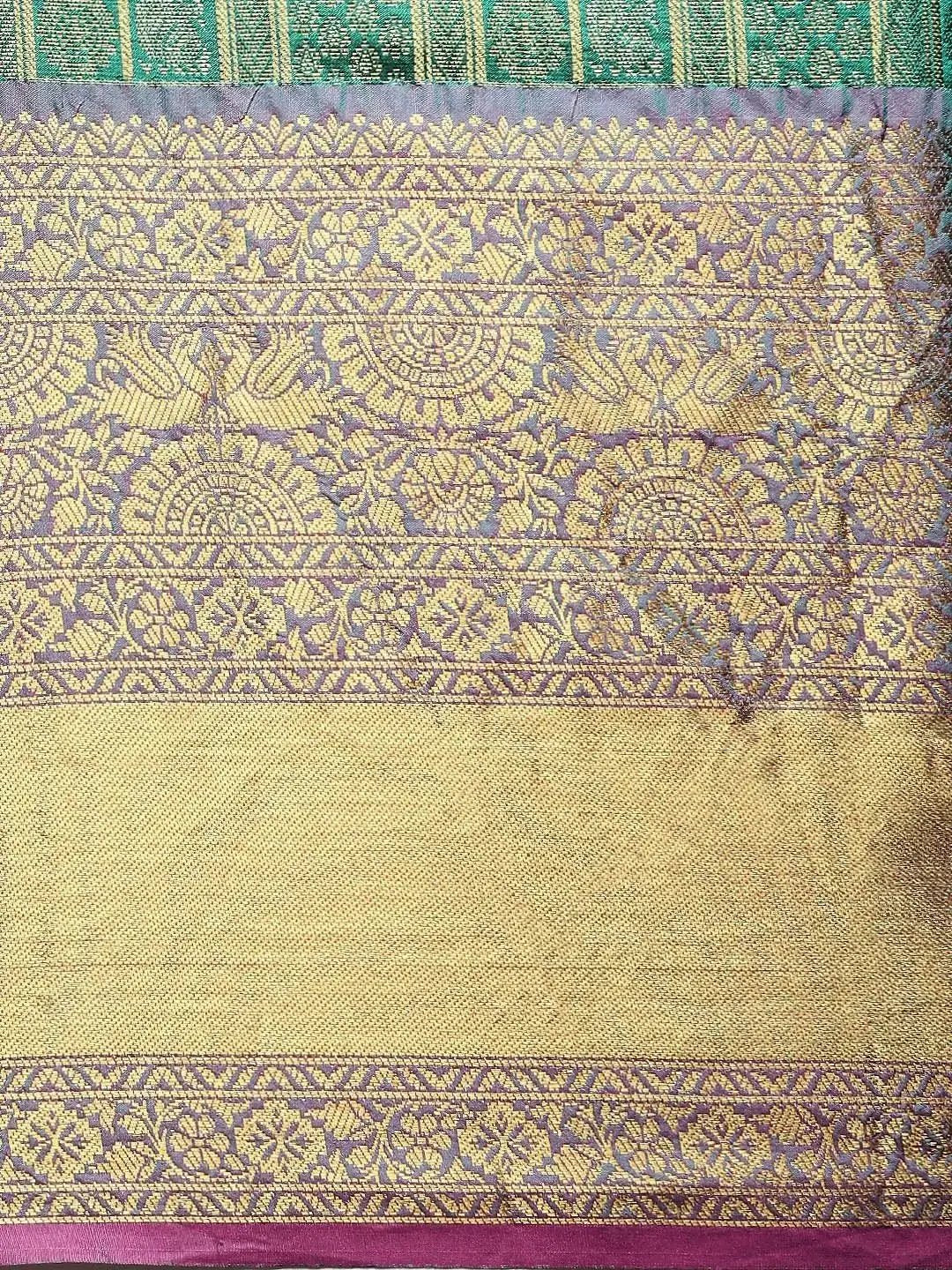 Banarasi Woven Design Saree With Zari Border