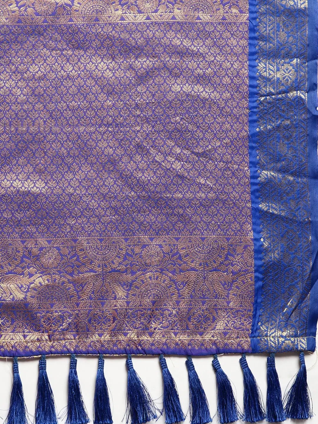 Banarasi Woven Design Saree With Zari Border