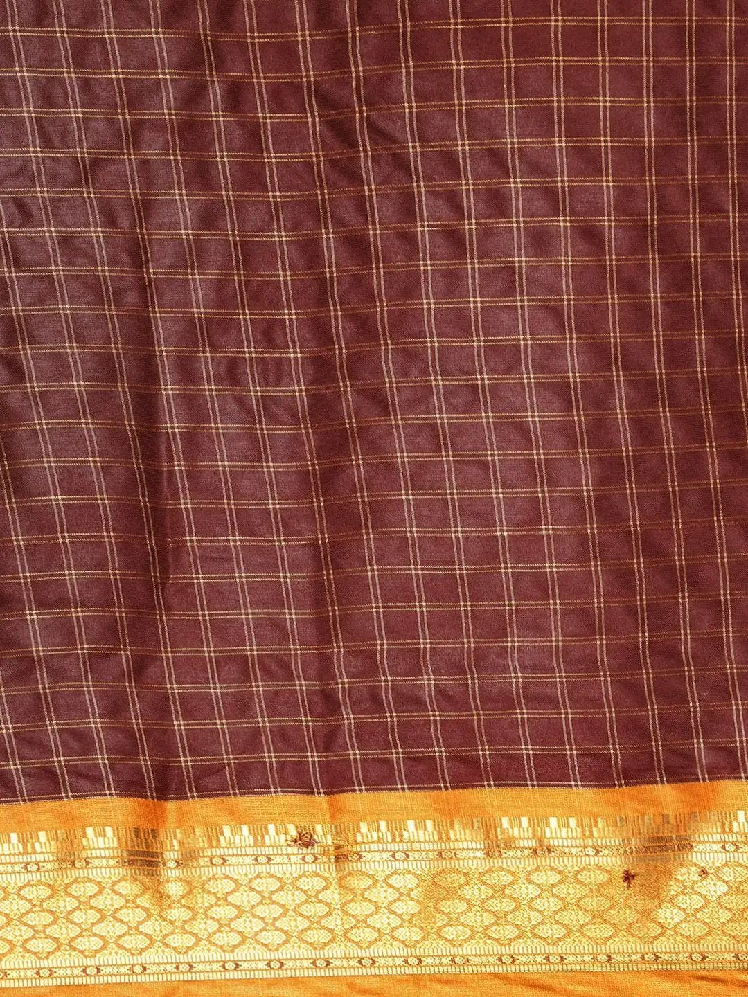 Uppada Cotton Silk Saree With Self Butti