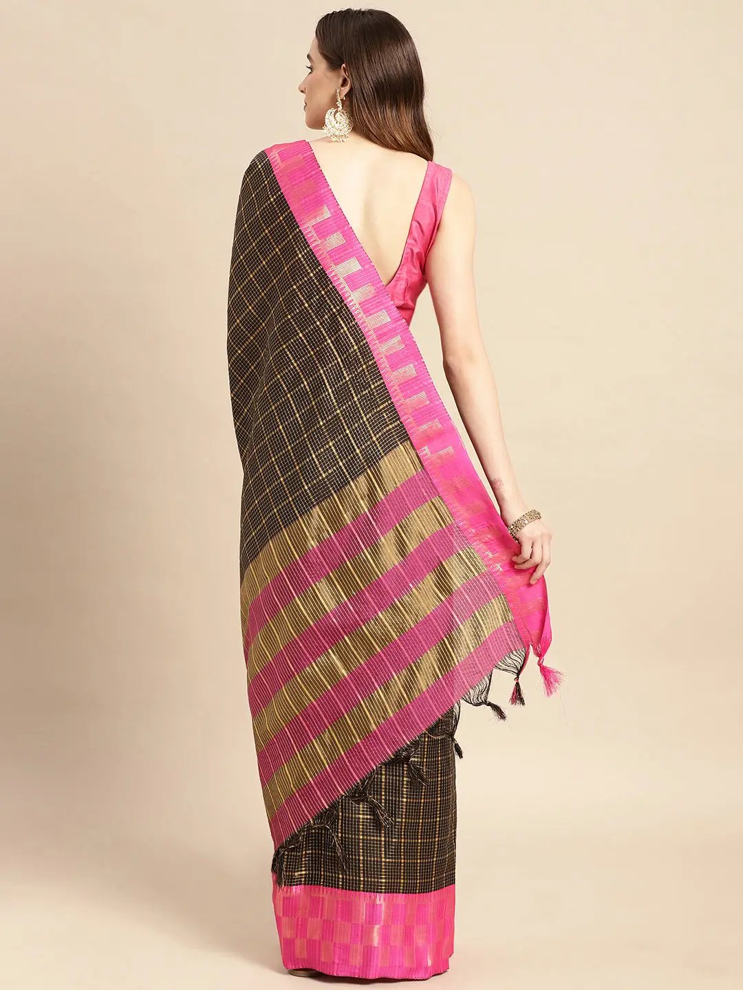  Small Chex Uppada Cotton Silk Saree