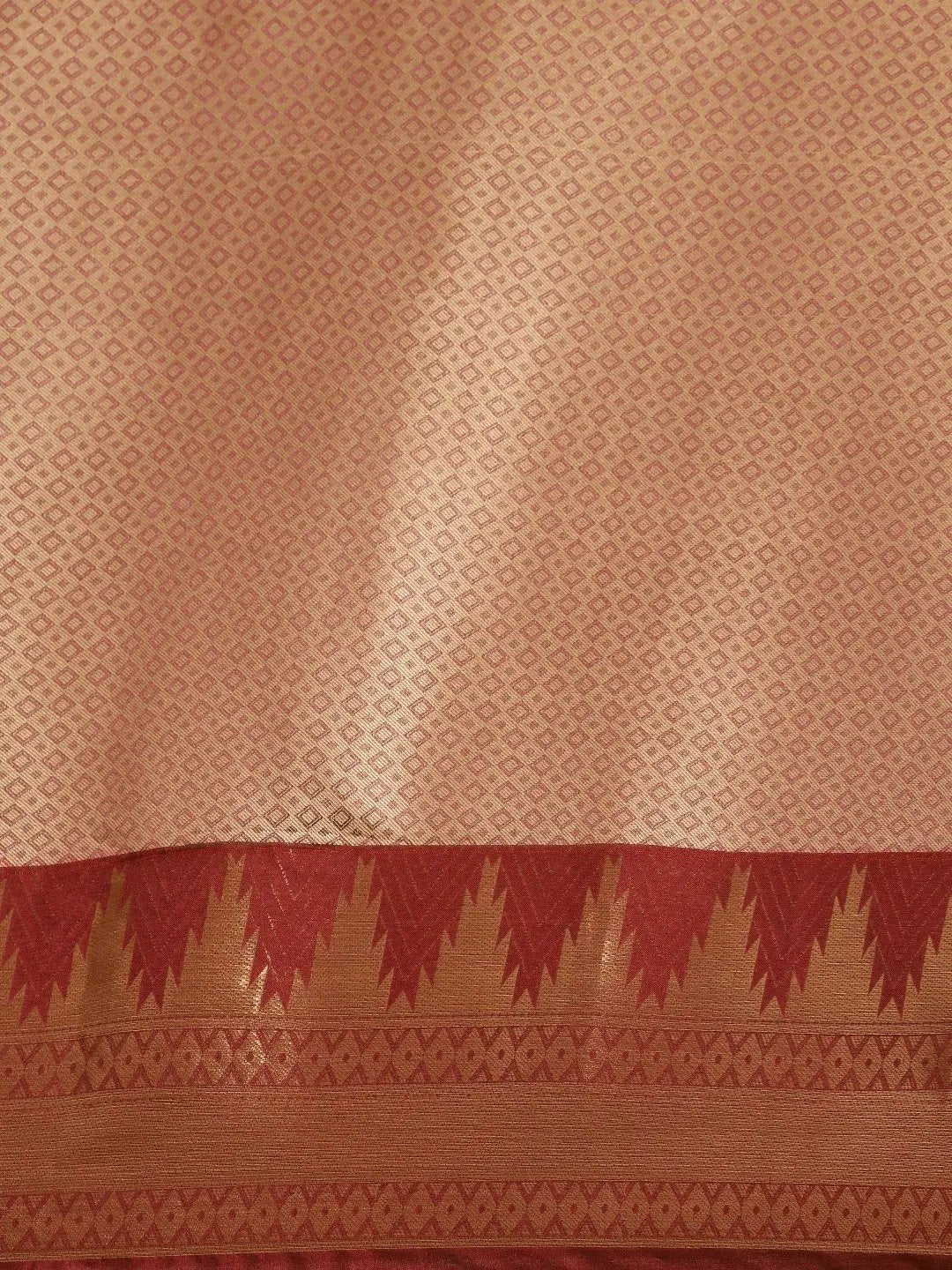 Uppada Cotton Silk Saree With Self Butti