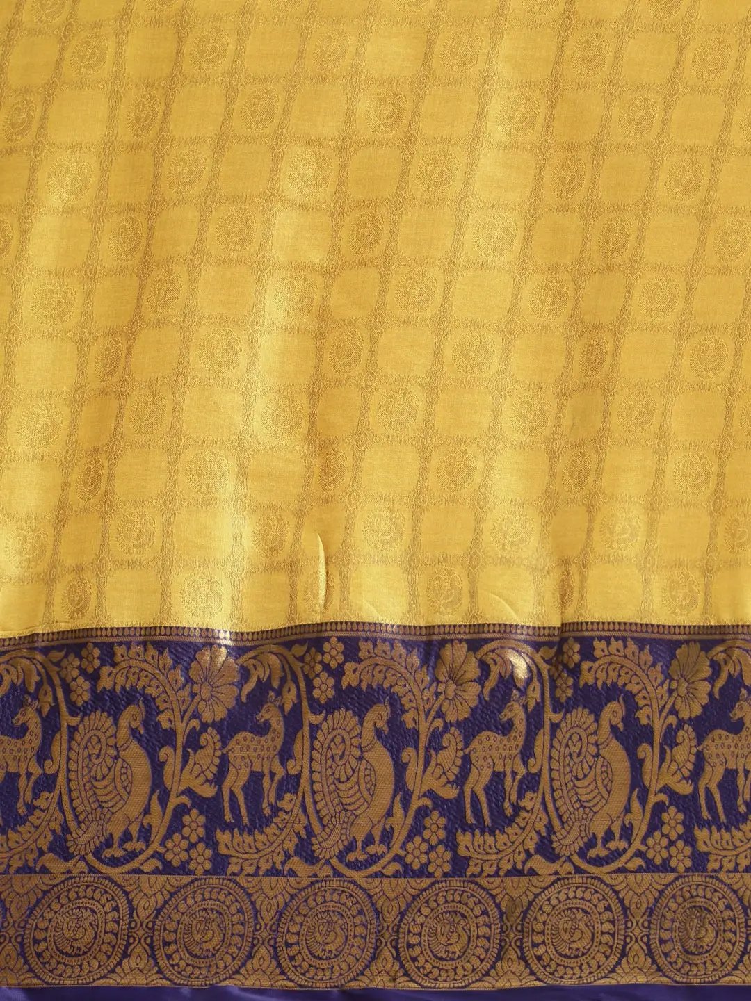 Uppada Cotton Silk Saree With Self Butti