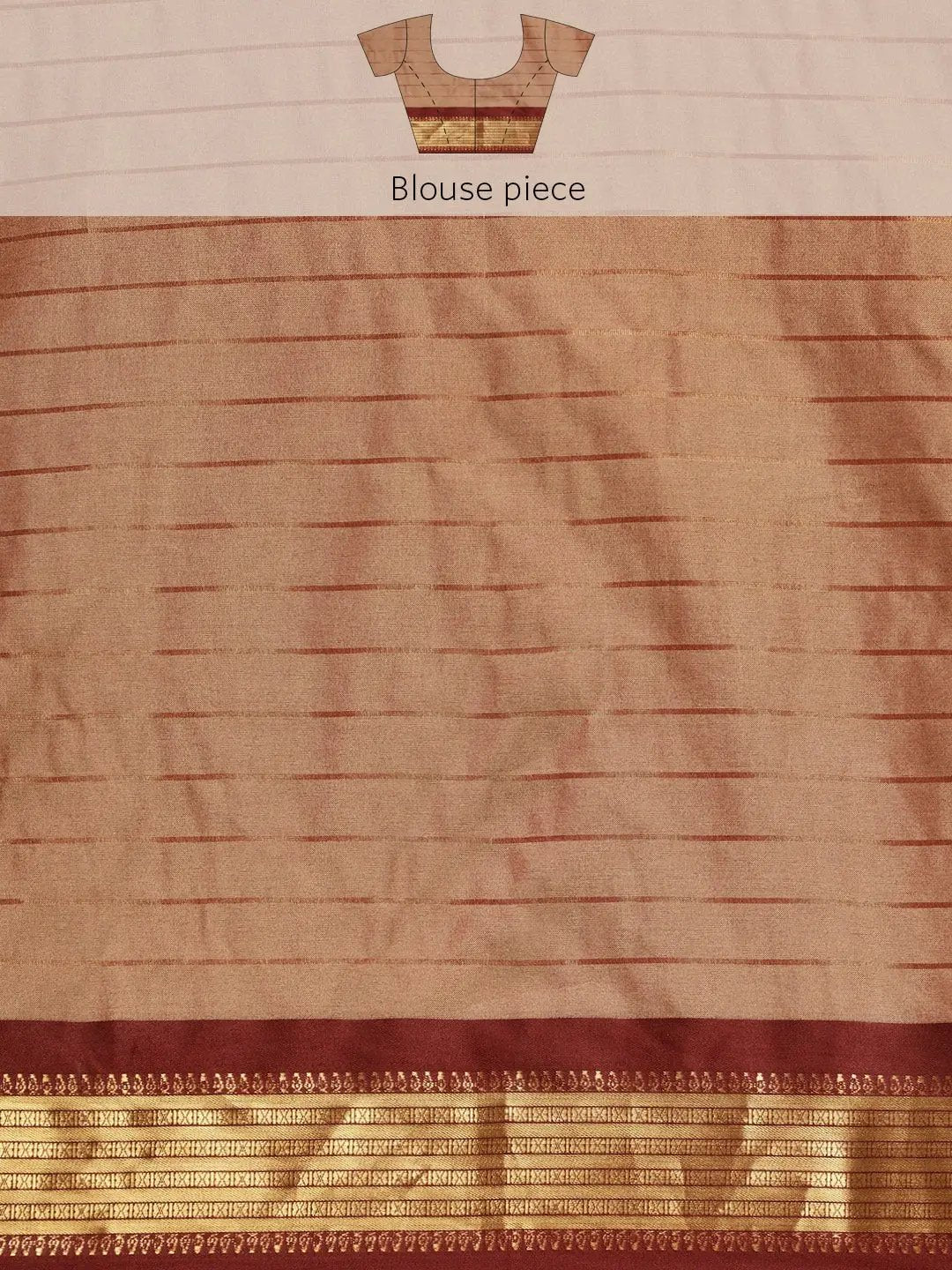 Uppada Cotton Silk Saree With Self Butti