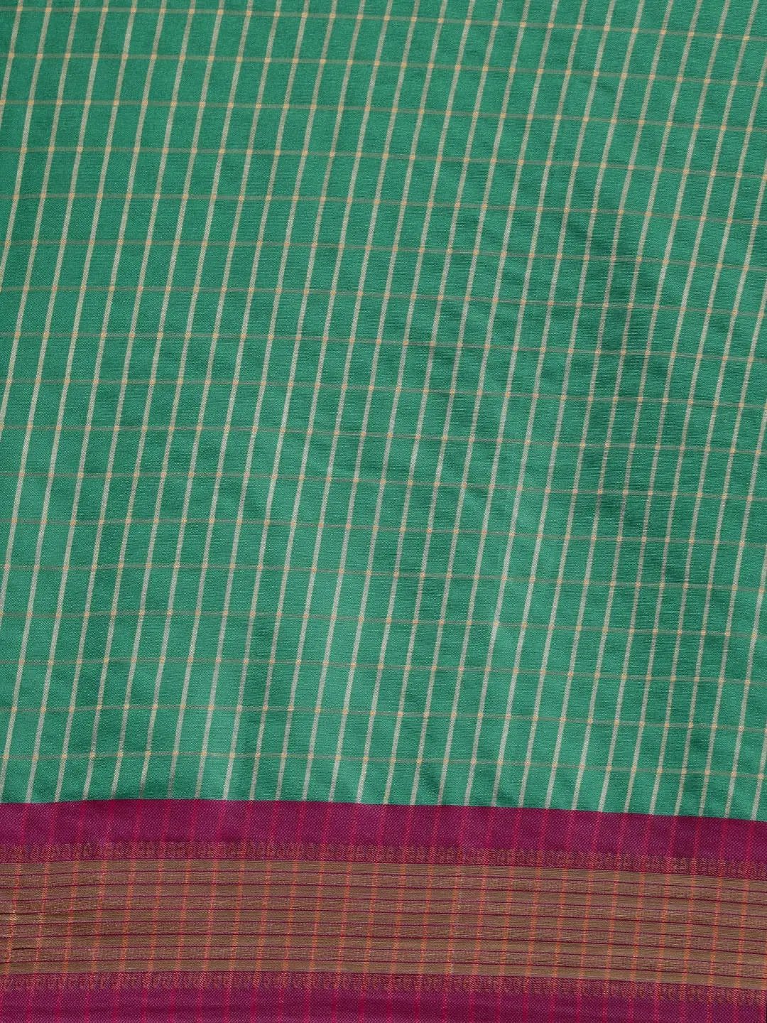 Uppada Cotton Silk Saree With Self Butti